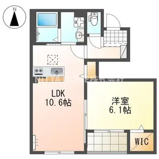 フォレストヴィラIII【1階】の間取り