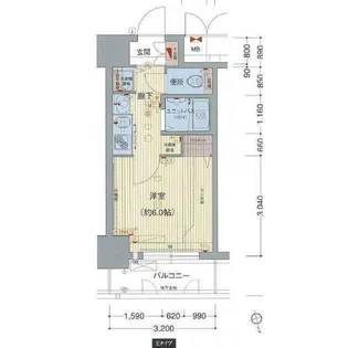 愛知県名古屋市千種区今池4【マンション】の間取り