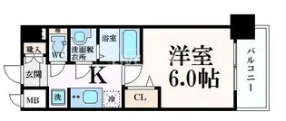 プレサンスTHE KYOTO 東福寺 EAST【5階】の間取り