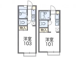 パークサイド【1階】の間取り