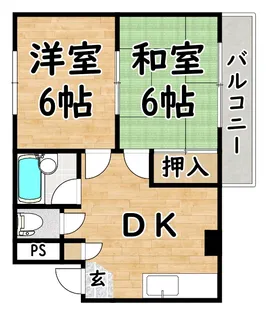 大阪府大阪市平野区平野南1【マンション】の間取り