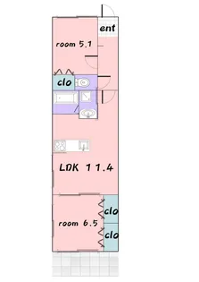 大阪府岸和田市西大路町【一戸建】の間取り