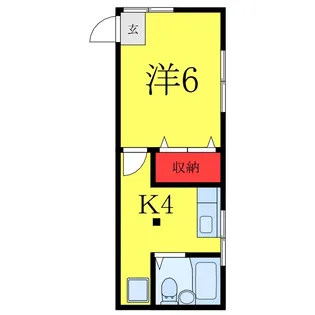 田中荘【2階】の間取り