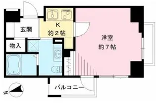 クラヴィーア仙川【4階】の間取り