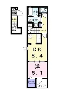 東京都足立区西新井4【アパート】の間取り