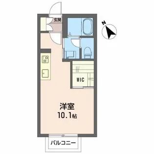 春日シャーメゾン【1階】の間取り