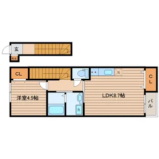 マノールII【2階】の間取り