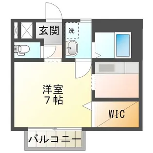 ハイツサンロード【1階】の間取り