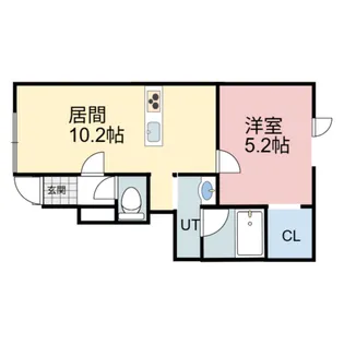 パンプキンB【2階】の間取り