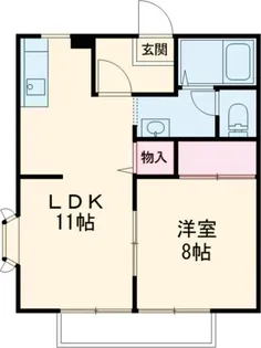 プロシードA【2階】の間取り