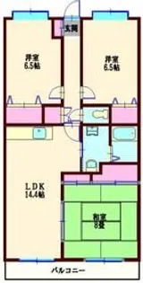 コルビュジェ湘南台【5階】の間取り