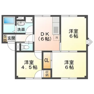 サンコーポ【1階】の間取り
