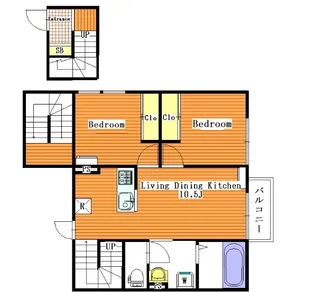 プレミア【2階】の間取り