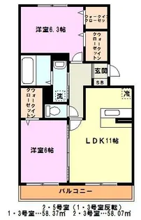埼玉県川口市三ツ和2【アパート】の間取り