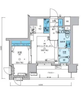 リヴシティ横濱新川町弐番館【11階】の間取り