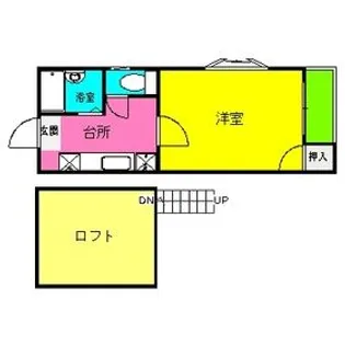 福岡県福岡市南区横手2【アパート】の間取り