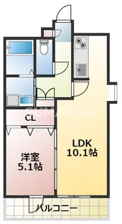 サンシャインヒル壱番館【1階】の間取り