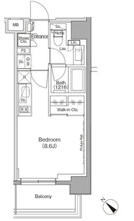 東京都中央区佃3【マンション】の間取り