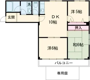 パークサイド桂【1階】の間取り