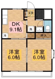 ソフィアビレッジ【2階】の間取り