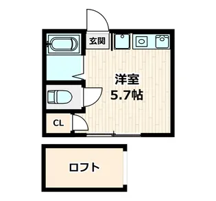 1Rの間取り画像