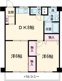 コーポ三鈴【4階】の間取り