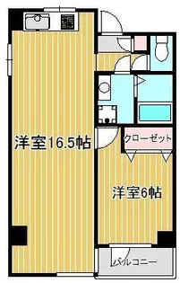 エスティガーデン【2階】の間取り