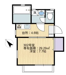 東京都墨田区押上3【アパート】の間取り