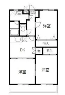 グランデール【3階】の間取り