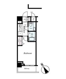 メゾン・ド・ヴィレ恵比寿【7階】の間取り