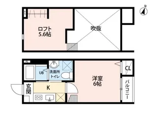 フロルベルデ【1階】の間取り