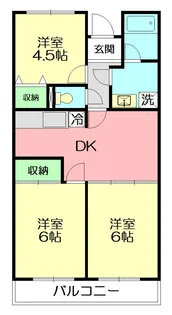 くりぃむマンション【1階】の間取り
