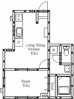 regorilh竹ノ塚【1階】の間取り