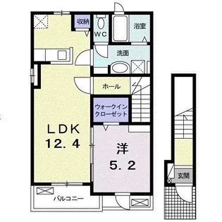 シュテルン【2階】の間取り