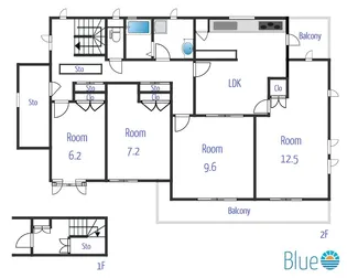 神奈川県茅ヶ崎市浜竹4【一戸建】の間取り