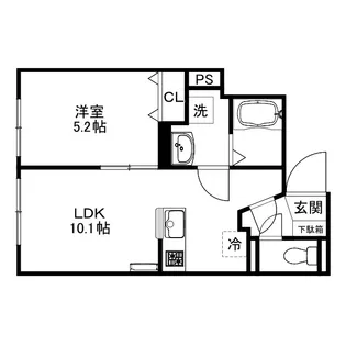 MonreveII【4階】の間取り