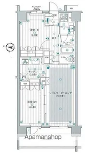 日神パレステージ曳舟【8階】の間取り