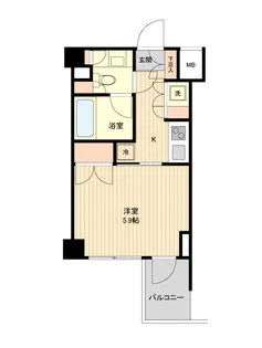 東京都大田区萩中1【マンション】の間取り