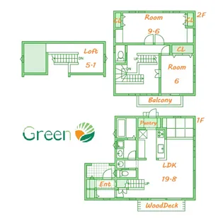 神奈川県茅ヶ崎市平和町【一戸建】の間取り