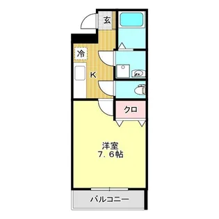 ヴィガラス大手町【1階】の間取り