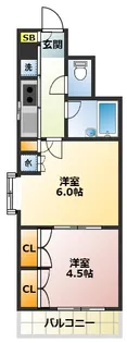 BERTH【4階】の間取り