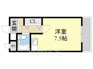 ロイヤルタケナカ【4階】の間取り