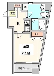 BondsTerrace池袋【10階】の間取り