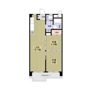 日香苑I【1階】の間取り