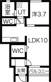 ブレス【1階】の間取り