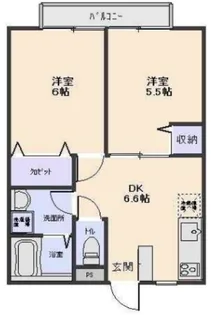ケート井の頭【1階】の間取り