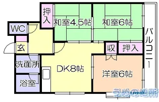 メゾン田島【3階】の間取り