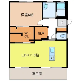 マルベリー【1階】の間取り