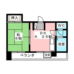 第2日の本ビル【2階】の間取り