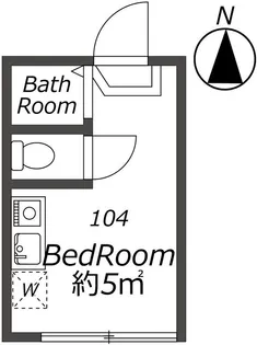 世田谷Hathaway【1階】の間取り